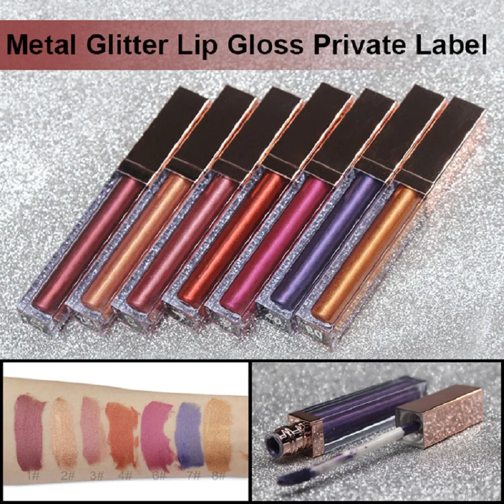 7 Colors Wholesale Non-stick Metal Glitter Lip Gloss Pearl Waterproof Liquid Lipstick Pigment Matte Cosmetics Private Label
7 Colors Wholesale Non-stick Metal Glitter Lip Gloss Pearl Waterproof Liquid Lipstick Pigment Matte Cosmetics Private Label