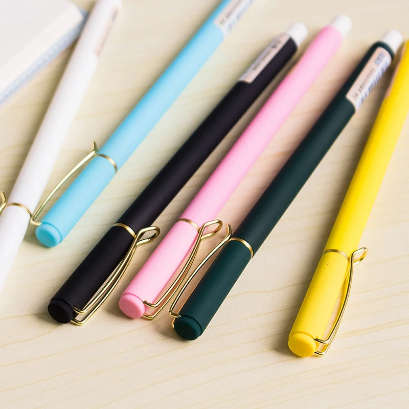 3 Pcs/lot Pin Cap Gel Pens Candy Color 0.5mm Balck Ink Students Writing Signing Pens Kawaii Office School Supplies Stationery
3 Pcs/lot Pin Cap Gel Pens Candy Color 0.5mm Balck Ink Students Writing Signing Pens Kawaii Office School Supplies Stationery