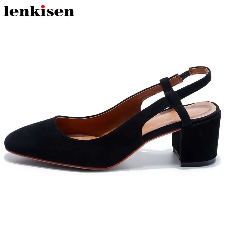 Lenkisen gentlewoman plus size square toe elastic band natural leather solid high heels wedding fairy women officer sandals L6f1
Lenkisen gentlewoman plus size square toe elastic band natural leather solid high heels wedding fairy women officer sandals L6f1