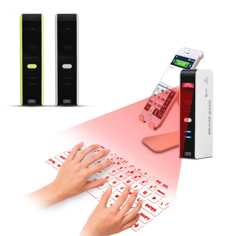 

Wireless Bluetooth Laser Virtual Projection Keyboard+Touchpad Mouse for Tablet Smartphone