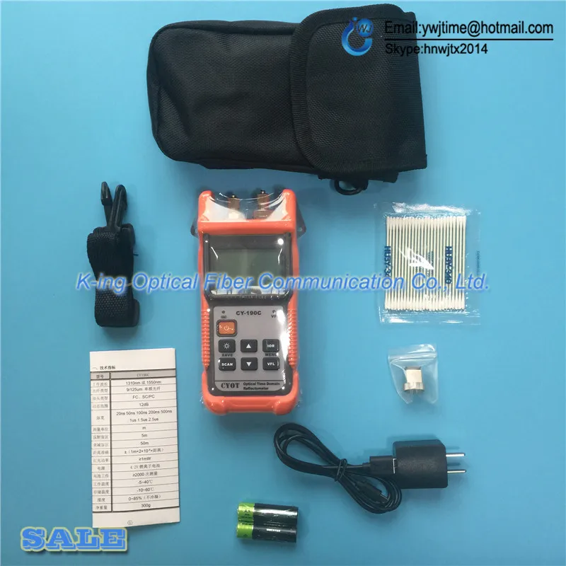 Optical Ranger MINI CY190S Handheld OTDR high precision Fiber find fault tester
Optical Ranger MINI CY190S Handheld OTDR high precision Fiber find fault tester