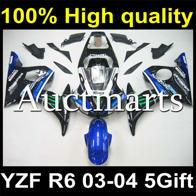 Complete Plastic Body Fairing Kit Set For YAMAHA YZF600 YZF 600 R6 2003 2004 03 04 Fairing Y03-03041122
Complete Plastic Body Fairing Kit Set For YAMAHA YZF600 YZF 600 R6 2003 2004 03 04 Fairing Y03-03041122