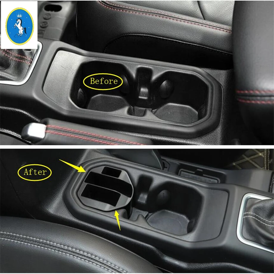Yimaautotrims Auto Accessory Front Seat Water Cup Holder Storage Container Box Cover Trim Fit For Jeep Wrangler JL 2018 2019
Yimaautotrims Auto Accessory Front Seat Water Cup Holder Storage Container Box Cover Trim Fit For Jeep Wrangler JL 2018 2019