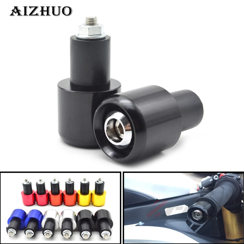 Motorcycle handlebar grips handle bar ends 7/8"22mm hand cap FOR KAWASAKI GTR1400 ZZR1400 ZX-14R ZX14R honda cb 1300 cb 400
Motorcycle handlebar grips handle bar ends 7/8"22mm hand cap FOR KAWASAKI GTR1400 ZZR1400 ZX-14R ZX14R honda cb 1300 cb 400