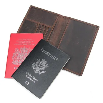 Crazy Horse Leather Bag Purse Retro Card Case Pack Long Passport Cover Business Men Cowhide Travel Passport Holder
Crazy Horse Leather Bag Purse Retro Card Case Pack Long Passport Cover Business Men Cowhide Travel Passport Holder