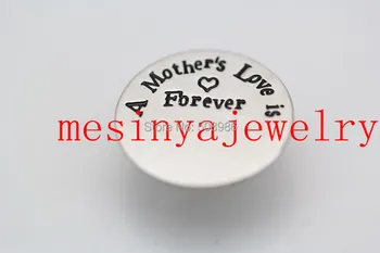 Mesinya 316L stainless steel large mother love is forever plate 30pcs for 30mm floating charm living glass s.steel locket
Mesinya 316L stainless steel large mother love is forever plate 30pcs for 30mm floating charm living glass s.steel locket