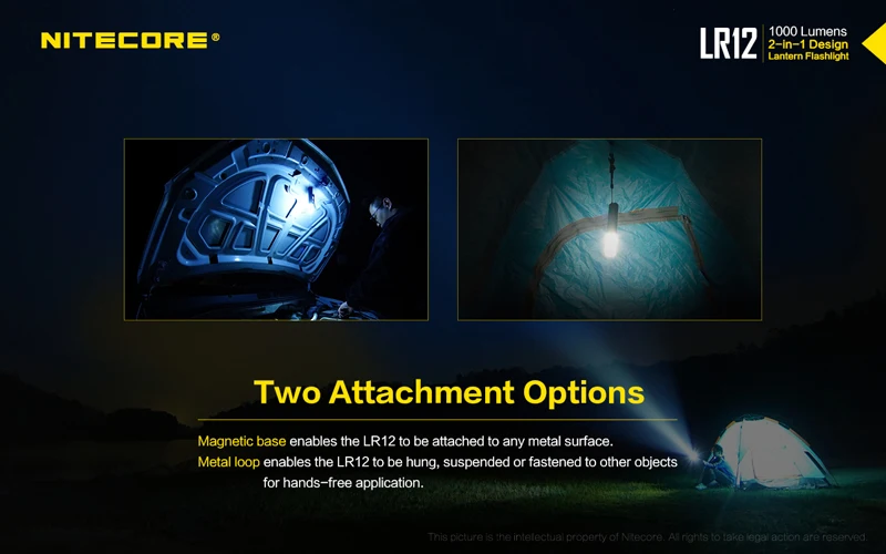 Nitecore LR12 2 in 1 Retractable Portable Lantern Flashlight (11)