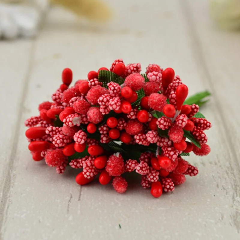 12pcs/lot Mulberry Party Artificial Flower Stamen Wire Stem/marriage Leaves Stamen Diy Wreath Wedding Box Decoration Fake Flower
12pcs/lot Mulberry Party Artificial Flower Stamen Wire Stem/marriage Leaves Stamen Diy Wreath Wedding Box Decoration Fake Flower