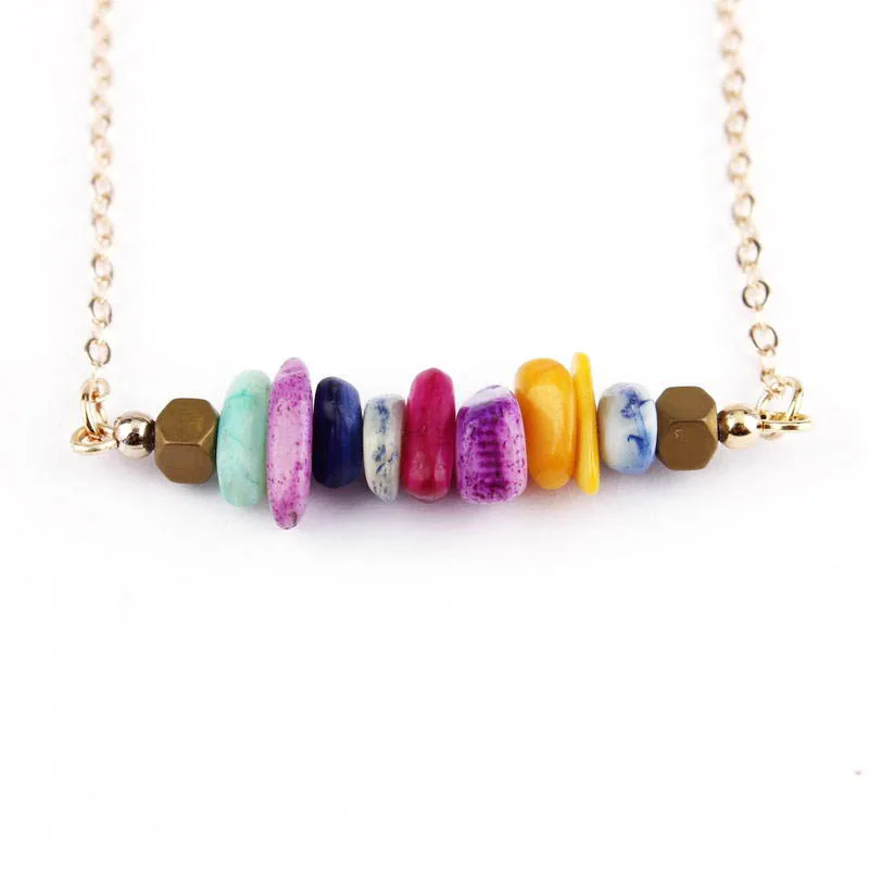 ZWPON Raw Natural Detritus Stone Bar Necklace 2018 New Spring Women Choker Necklaces & Pendants Statement Healing Necklace Boho
ZWPON Raw Natural Detritus Stone Bar Necklace 2018 New Spring Women Choker Necklaces & Pendants Statement Healing Necklace Boho