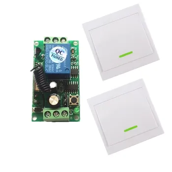 New Style DC 12V 24V 1 Channel RF Wireless Remote Control 1 Receiver & 2 White Transmitter Learning Code Wall Switch
New Style DC 12V 24V 1 Channel RF Wireless Remote Control 1 Receiver & 2 White Transmitter Learning Code Wall Switch