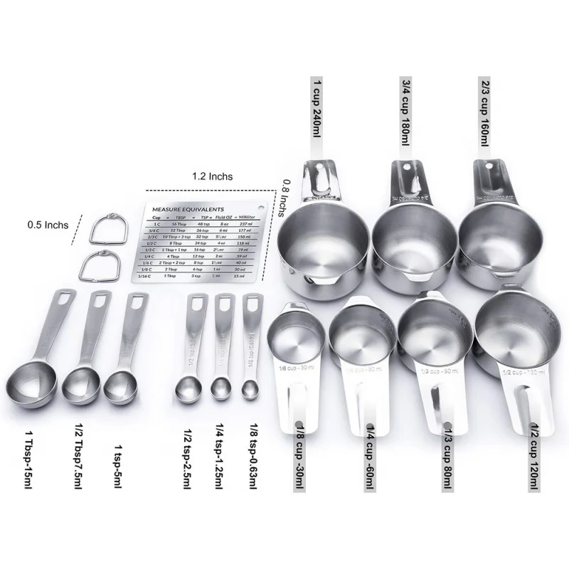 cucharas medidoras de pl/ástico Hornear Hornear para medir Ingredientes l/íquidos y Secos Fovely Juego de cucharas medidoras de Colores Kit de medici/ón de Cocina port/átil para Ingredientes l/íquidos