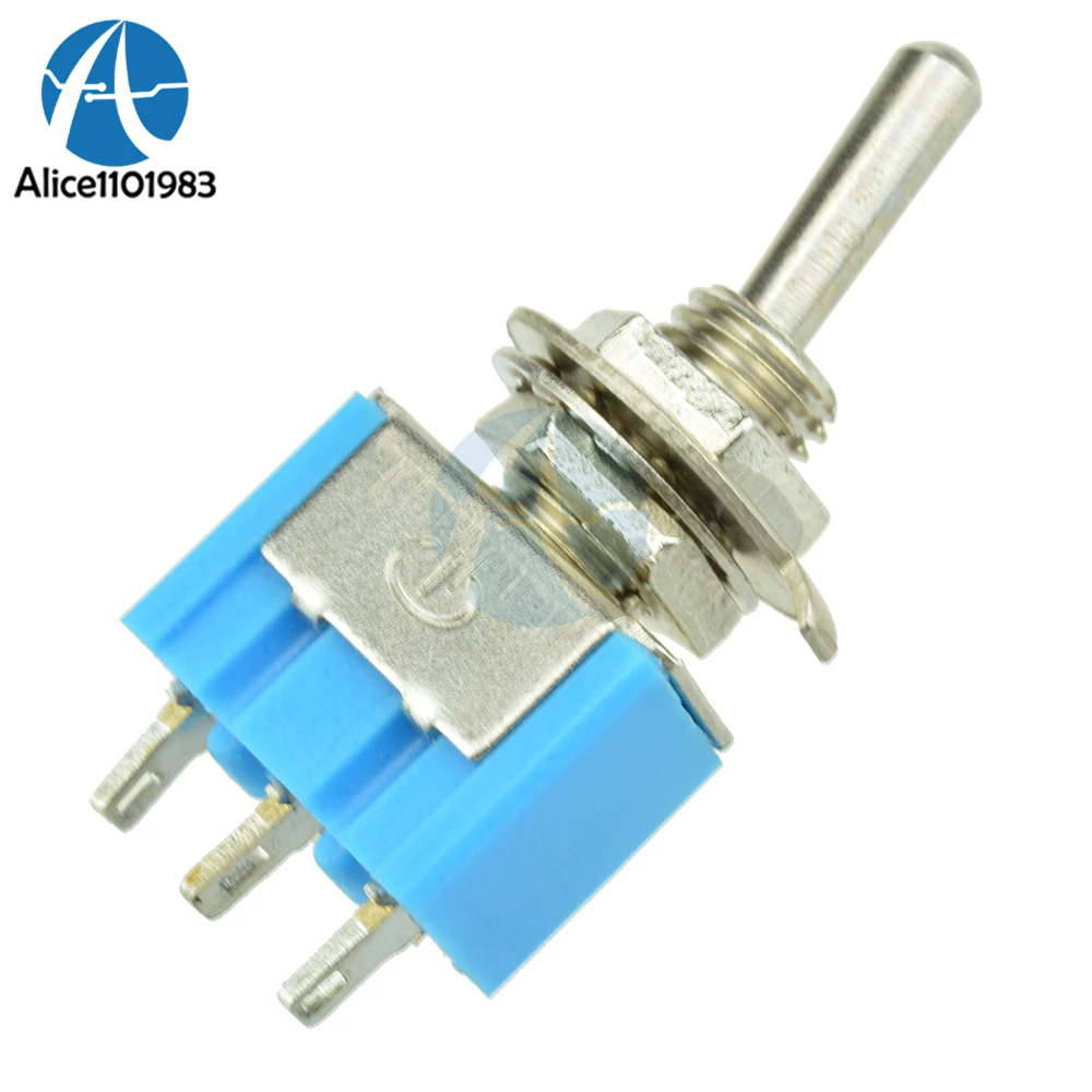 5PCS Mini 6A SPDT 3A 250V AC 125V MTS 102 MTS-102 3 Pin 2 Position On-on Toggle Switches Module Practic DIY
5PCS Mini 6A SPDT 3A 250V AC 125V MTS 102 MTS-102 3 Pin 2 Position On-on Toggle Switches Module Practic DIY