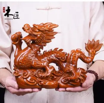 Yellow rosewood pear Real wood dragon Black sandalwood carving zodiac dragon solid wood signs Handmade sculpture
Yellow rosewood pear Real wood dragon Black sandalwood carving zodiac dragon solid wood signs Handmade sculpture