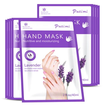 Putimi Hand Skin Care Hand Mask Lavender Essence Soft Whitening Hand Mask Moisturizing Gloves Smoothing Nourishing Anti-Drying
Putimi Hand Skin Care Hand Mask Lavender Essence Soft Whitening Hand Mask Moisturizing Gloves Smoothing Nourishing Anti-Drying