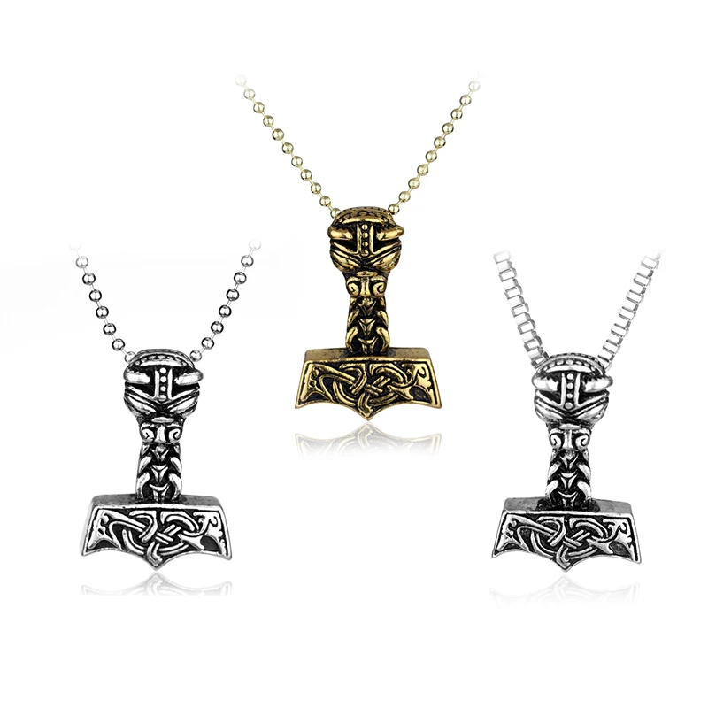 Popular Greek Mythology Thor The Dark World Hammer Necklace Gothic Punk Vintage Vikings Pendant Accessories Jewelry for Gift
Popular Greek Mythology Thor The Dark World Hammer Necklace Gothic Punk Vintage Vikings Pendant Accessories Jewelry for Gift