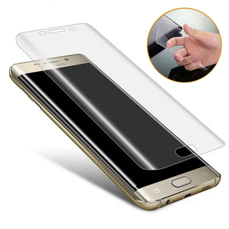 Full Cover For Samsung Galaxy S7 S6 Edge Plus Clear TPU Thin Screen Protector Soft Protective Film Round Edge AE Saver Ship
Full Cover For Samsung Galaxy S7 S6 Edge Plus Clear TPU Thin Screen Protector Soft Protective Film Round Edge AE Saver Ship