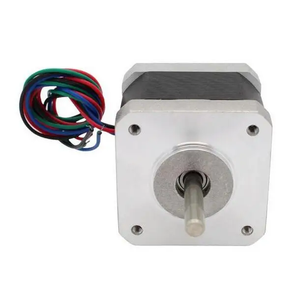 4-lead Nema 17 Stepper Motor 42BYGHW609 56oz-in 40mm 1.7A CE ROSH ISO CNC Laser Grind Foam Plasma Cut Robot 3D Printer
4-lead Nema 17 Stepper Motor 42BYGHW609 56oz-in 40mm 1.7A CE ROSH ISO CNC Laser Grind Foam Plasma Cut Robot 3D Printer