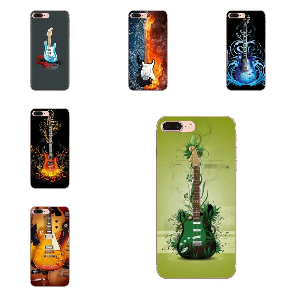 Фото Tpu Soft Rubber Phone Case For Galaxy J1 J2 J3 J330 J4 J5 J6 J7 J730 J8 2015 2016 2017 2018 mini Pro Cool Bass Guitar | Мобильные