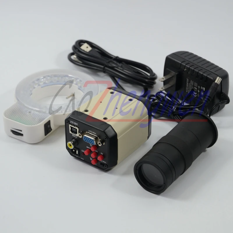 FYSCOPE 2.0MP HD 3 in 1 Digital Microscope Video Industrial Set Camera VGA USB AV TV Output +C-mount Zoom Lens+56pcs led light
FYSCOPE 2.0MP HD 3 in 1 Digital Microscope Video Industrial Set Camera VGA USB AV TV Output +C-mount Zoom Lens+56pcs led light