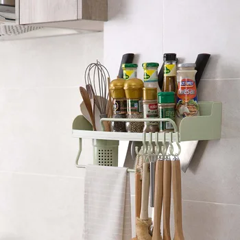 OTHERHOUSE Kitchen Organizer Shelf Holder Cruet Seasoning Bottles Storage Rack Wall Mounted Rag Cooker Holder Multifunctional
OTHERHOUSE Kitchen Organizer Shelf Holder Cruet Seasoning Bottles Storage Rack Wall Mounted Rag Cooker Holder Multifunctional