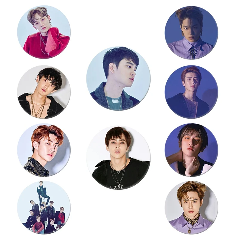 KPOP EXO 5th Album" DONT MESS UP MY TEMPO" Brooch Button Badge Accessories For Clothes Hat Backpack Decoration
KPOP EXO 5th Album" DONT MESS UP MY TEMPO" Brooch Button Badge Accessories For Clothes Hat Backpack Decoration