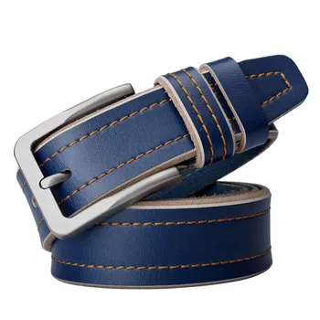 Mens Luxury Cowhide Belts High Quality Metal Buckle Vintage Real Leather Belt Fashion Casual Jeans Belt Men Waist Belt 110-130cm
Mens Luxury Cowhide Belts High Quality Metal Buckle Vintage Real Leather Belt Fashion Casual Jeans Belt Men Waist Belt 110-130cm