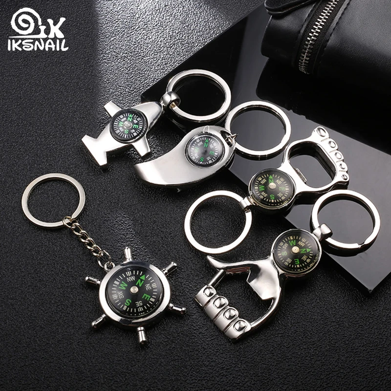 IKSNAIL Creative Geometry Compass Opener Keychain Aircraft Rudder Compass Key Rings Male&Female Key Chains Car Alloy Key Rings
IKSNAIL Creative Geometry Compass Opener Keychain Aircraft Rudder Compass Key Rings Male&Female Key Chains Car Alloy Key Rings