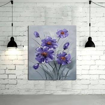 New Decorative Oil Paintings Unique Design High Quality Simple Beautiful Living Room Puple Flower Oil Painting On Canvas
New Decorative Oil Paintings Unique Design High Quality Simple Beautiful Living Room Puple Flower Oil Painting On Canvas
