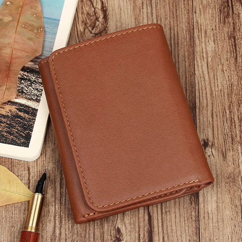 MAHEU RFID Leather Wallet Anti-Scanning Genuine Leather Short Wallet Purse Japan Korea Cow Skin Purse Men Women Unisex
MAHEU RFID Leather Wallet Anti-Scanning Genuine Leather Short Wallet Purse Japan Korea Cow Skin Purse Men Women Unisex