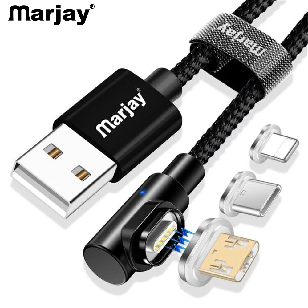 Marjay 90 degree Magnetic Cable Type C Micro USB C Fast Charging Microusb Type-C Magnet Charger usb c Charge cord for iphone 7 6
Marjay 90 degree Magnetic Cable Type C Micro USB C Fast Charging Microusb Type-C Magnet Charger usb c Charge cord for iphone 7 6