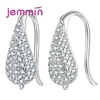 Water Drop Design Fine 925 Sterling Silver Rhinestone Earrings Componentes For DIY Jewelry Accessory Hooks Earwire
Water Drop Design Fine 925 Sterling Silver Rhinestone Earrings Componentes For DIY Jewelry Accessory Hooks Earwire