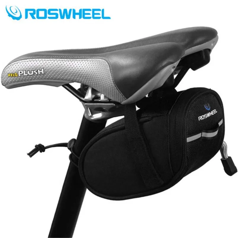 ROSWHEEL Bicycle Saddle Bag Road Mountain Bike Rear Seat Bag Tools Tail Pouch Cycling Seatpost Bag Bike Accessories 
ROSWHEEL Bicycle Saddle Bag Road Mountain Bike Rear Seat Bag Tools Tail Pouch Cycling Seatpost Bag Bike Accessories