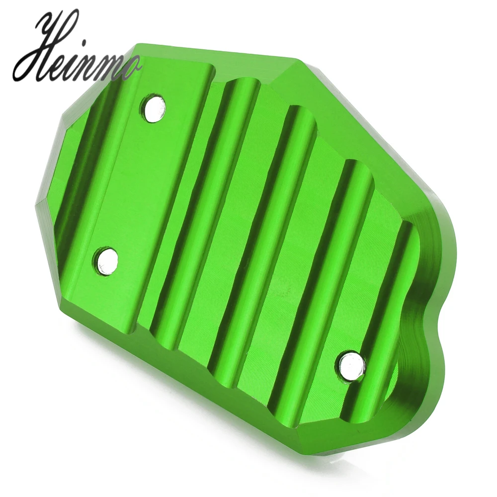 For Kawasaki Z800 Z1000 Z1000SX Ninja 400R 650650R 1000 ZX-6R10R ER4N4F ER6N6F Versys 650 Motorcycle Kickstand Enlarge Plate (10)