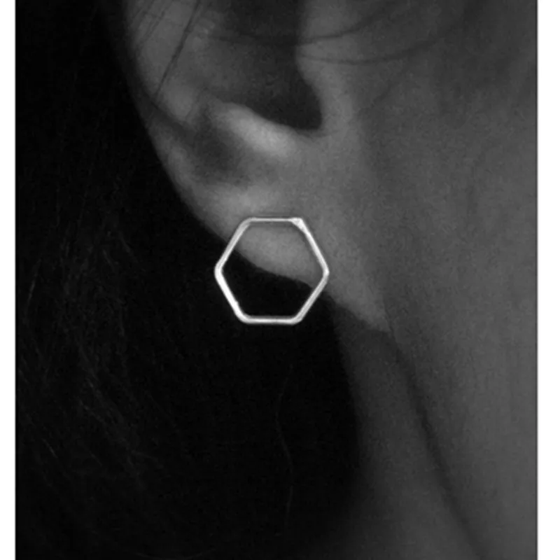 2018 new fashion personality geometric hexagon female silver earrings simple popular alloy earrings gift
2018 new fashion personality geometric hexagon female silver earrings simple popular alloy earrings gift