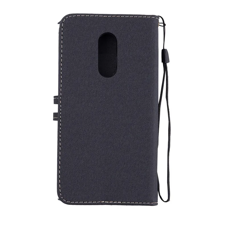 For Coque Xiaomi Redmi 5 Case Cover Luxury Flip Canvas Leather Soft TPU Wallet Phone Cases For Fundas Xiaomi Redmi 5 Plus With lanyard case10