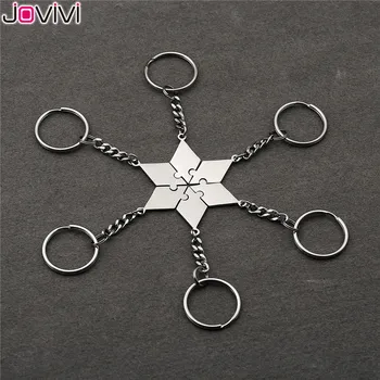 Jovivi Stainless Steel 5/6 Piece Key Ring Best Friends BFF Keychains Friendship Puzzle Piece Charm Gift Key Chain Jewelry
Jovivi Stainless Steel 5/6 Piece Key Ring Best Friends BFF Keychains Friendship Puzzle Piece Charm Gift Key Chain Jewelry