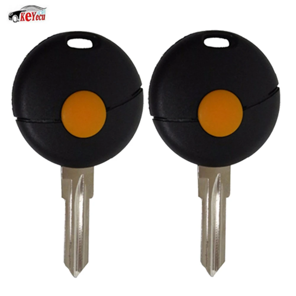 KEYECU 2 Pcs/lot New Uncut Replacement Remote Car Key Shell Case Fob 1 Button for Mercedes-Benz Smart Fortwo Cabrio
KEYECU 2 Pcs/lot New Uncut Replacement Remote Car Key Shell Case Fob 1 Button for Mercedes-Benz Smart Fortwo Cabrio