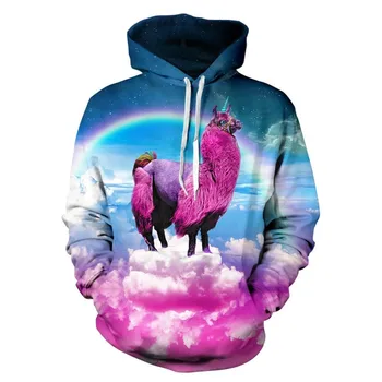 2017 FASHION MEN WOMEN purple rainbow cloud Alpaca 3D print Hoodie Sweatshirts Pullovers Autumn Tracksuit Winter Loose ThinHoody
2017 FASHION MEN WOMEN purple rainbow cloud Alpaca 3D print Hoodie Sweatshirts Pullovers Autumn Tracksuit Winter Loose ThinHoody
