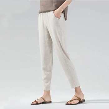 Women's Casual Harem pants Spring Summer Fashion Loose Ankle-length Trousers Female Classic High Elastic Waist Kahaki Pants Girl
Women's Casual Harem pants Spring Summer Fashion Loose Ankle-length Trousers Female Classic High Elastic Waist Kahaki Pants Girl