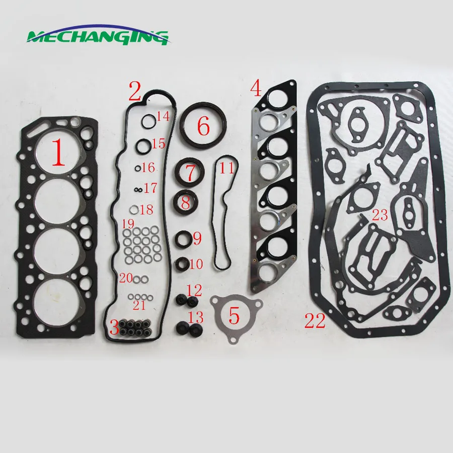4D56 For MITSUBISHI PAJERO MONTERO L300/200 8V Engine Rebuilding Kits Full Set Automotive Spare Parts Engine Seal Gasket
4D56 For MITSUBISHI PAJERO MONTERO L300/200 8V Engine Rebuilding Kits Full Set Automotive Spare Parts Engine Seal Gasket