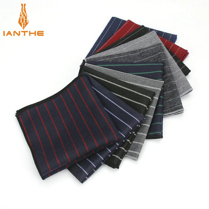 Brand New Men's Hankerchief Scarves Striped Business Suit Hankies 100% Cotton Casual Men Vintage Pocket Square Handkerchiefs
Brand New Men's Hankerchief Scarves Striped Business Suit Hankies 100% Cotton Casual Men Vintage Pocket Square Handkerchiefs