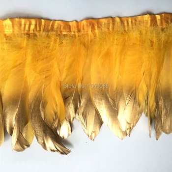 Factory Retail and Wholesale 10yards/lot golden yellow Fantastic DIY Decoration Dyed Goose Feather Trim
Factory Retail and Wholesale 10yards/lot golden yellow Fantastic DIY Decoration Dyed Goose Feather Trim