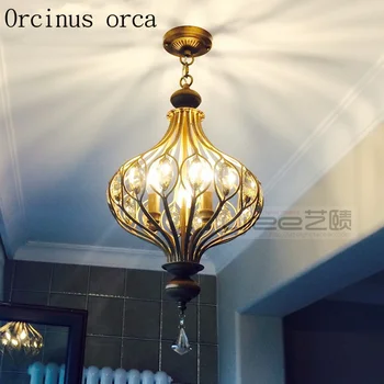 American country retro lantern crystal chandelier living room dining room bedroom European style iron chandelier free shipping
American country retro lantern crystal chandelier living room dining room bedroom European style iron chandelier free shipping