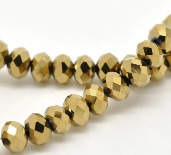 DoreenBeads Gold color Crystal Glass Faceted Rondelle Beads 6mm, Approx 300Pcs (B14946), yiwu
DoreenBeads Gold color Crystal Glass Faceted Rondelle Beads 6mm, Approx 300Pcs (B14946), yiwu