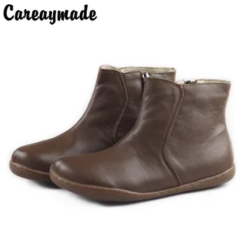 Careaymade-New pure handmade head layer of leather casual shoes, cowhide RETRO art Mori leisure female boots K01
Careaymade-New pure handmade head layer of leather casual shoes, cowhide RETRO art Mori leisure female boots K01