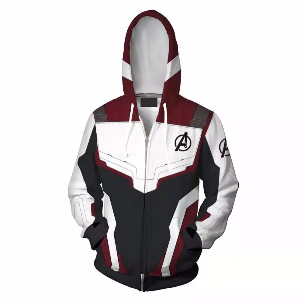 Avengers 4 Endgame 3D Quantum Realm Iron Man Hoodie Men Captain America Costume Man women Sweatshirt Jacket Superhero Zipper
Avengers 4 Endgame 3D Quantum Realm Iron Man Hoodie Men Captain America Costume Man women Sweatshirt Jacket Superhero Zipper