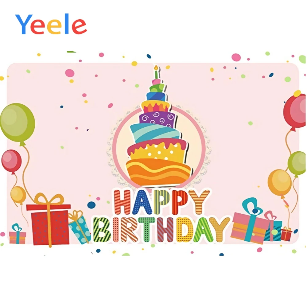 Yeele Happy Birthday Gifts Cakes Balloon Poster Scene Photography Background Banner Vinyl Photographic Backdrop For Photo Studio
Yeele Happy Birthday Gifts Cakes Balloon Poster Scene Photography Background Banner Vinyl Photographic Backdrop For Photo Studio