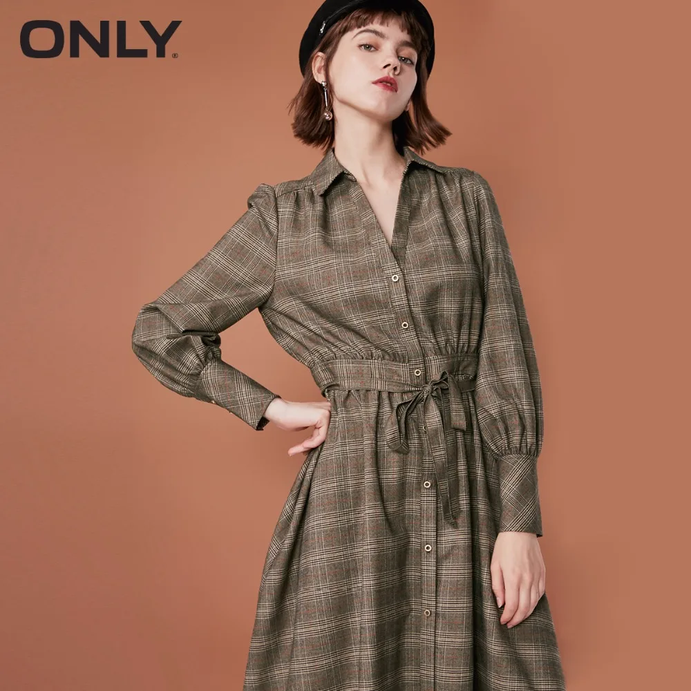 ONLY Women's Lace-up V Neckline Plaid DressMetal buttons Lace-up neckline|118407504
ONLY Women's Lace-up V Neckline Plaid DressMetal buttons Lace-up neckline|118407504