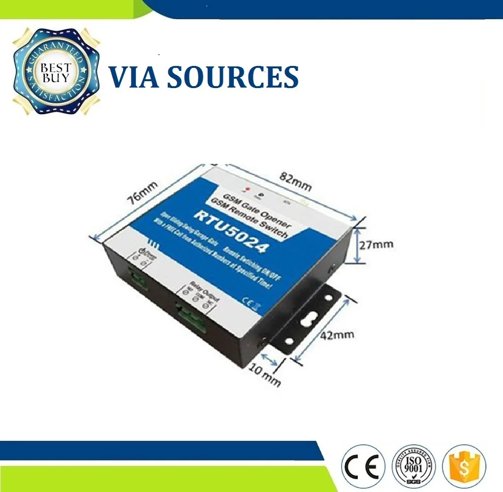 RTU5024W 3G Gate Opener Remote Controller Relay SMS Call Swing Gate Garage Door Opener Switch By Free Phone Call
RTU5024W 3G Gate Opener Remote Controller Relay SMS Call Swing Gate Garage Door Opener Switch By Free Phone Call