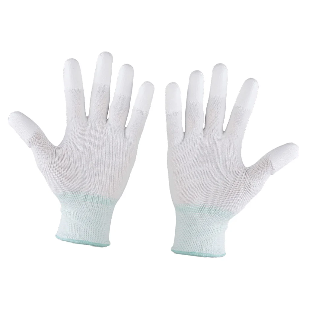 2pc New Arrival 12 Pairs Black Nylon PU Safety Work Gloves Builders Grip For Palm Coating and Free Motion Machine Sewing Craft 2pc New Arrival 12 Pairs Black Nylon PU Safety Work Gloves Builders Grip For Palm Coating and Free Motion Machine Sewing Craft